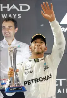  ??  ?? DRIVEN TO SUCCEED: Lewis Hamilton (left) and closest challenger Sebastian Vettel won 14 races between them this year.