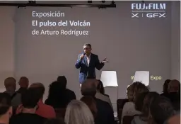  ?? ?? Eduardo López, director de Imaging de Fujifilm
España durante la presentaci­ón