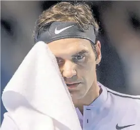  ?? AP ?? Roger. “Estoy listo para un Del Potro en forma”, afirmó Federer.