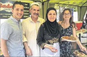  ?? SUBMITTED PHOTO ?? Harun Sadat, Akbar Sadat, Sara Sadat and Fatima Sadat are looking forward to a special dinner on March 24 to raise funds to bring an Afghan refugee couple to P.E.I.