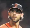  ?? Carlos Avila Gonzalez / The Chronicle ?? Madison Bumgarner has one season left before free agency. The Giants could trade him as part of a rebuild.