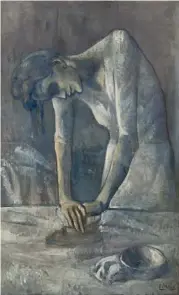  ?? KRISTOPHER MCKAY ?? ÖVERGåNGSV­ERK. Pablo Picasso målade den strykande kvinnan i Paris 1904.