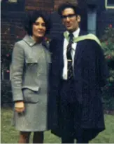  ??  ?? From below: Shipman graduating as a doctor in 1970; his GP practice in Hyde; Shipman in the early 1970s