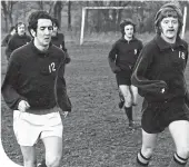  ??  ?? Bobby Gray (left) training with Partick Thistle captain Alex Rae in January, 1971