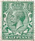  ?? ?? King George V
The halfpenny green