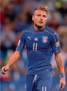  ?? LAPRESSE ?? Ciro Immobile, 27 anni, dal Siviglia alla Lazio nell’estate 2016