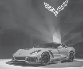  ??  ?? The 2019 Chevrolet Corvette ZR1 is the most powerful production version ever built.