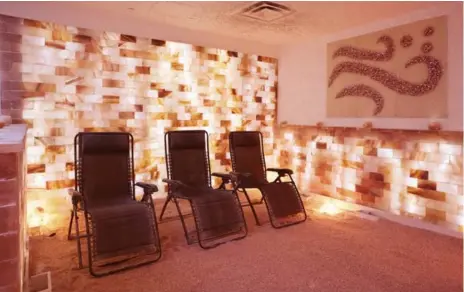  ?? WINNIE AU/THE NEW YORK TIMES ?? Inside Breathe Salt Room you can inhale your way (supposedly) to better health. Salt rooms are popping up all over New York state.
