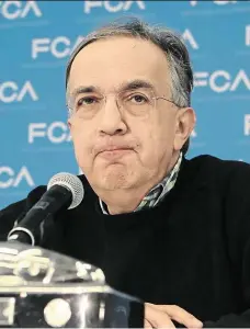  ?? Foto: Reuters ?? Strůjce úspěchu Šéf skupiny Fiat Chrysler Sergio Marchionne převzal italskou automobilk­u před 13 lety a výrazně jí pomohl nahoru.