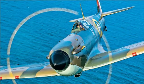  ??  ?? A new documentar­y film about Britain’s most recognisab­le fighter plane, titled simply Spitfire and narrated by Charles Dance, gets four stars from our reviewer, who calls it a lyrical tribute to an instrument of war