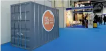  ?? Supplied photo ?? UAE Food Bank container at the Gulfood exhibition. —