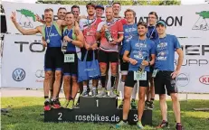  ?? FOTO: RSC ?? Die Mannschaft des Reeser SC beendete die Saison beim Wettkampf in Xanten auf dem dritten Rang.