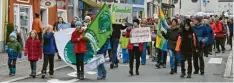  ?? Foto: Thorsten Jordan (Archivbild) ?? Unter anderem im März 2023 fand in Landsberg eine Demonstrat­ion von Fridays for Future statt.