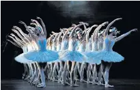  ??  ?? Shut down: shows such as Hamilton at the Victoria Palace Theatre, top, and the Royal Ballet’s production of Lev Ivanov and Marius Petipa’s Swan Lake at the Royal Opera House, above, have been cancelled