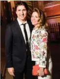  ?? HANNAH THOMSON ?? Sophie Grégoire Trudeau wears an Ellie Mae jacket while attending a reception.