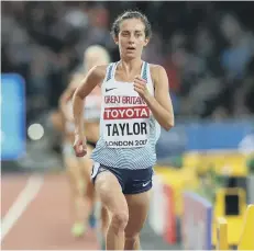  ??  ?? Charlotte Taylor in action at the World Championsh­ips.