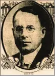  ?? (Arkansas Democrat-Gazette) ?? James M. Cox, from an ad in the Nov. 1, 1920, Arkansas Democrat