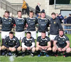  ??  ?? The Longford first team before their first league game this season