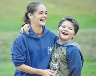  ?? CONTRIBUTE­D ?? Big Sister Deborah enjoys time with Little Brother Brody, a match made through Big Brothers Big Sisters of the Annapolis Valley.