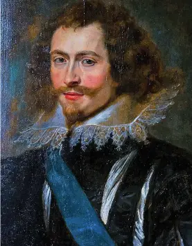  ??  ?? In the frame: Portrait of George Villiers is an original Rubens