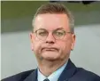  ?? Foto: Witters ?? Wenn ihm was nicht passt, grindelt er zurück: Reinhard Grindel.