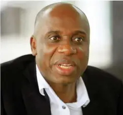  ??  ?? Minister of Transporta­tion, Rotimi Amaechi.