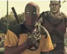  ?? 20TH CENTURY FOX ?? Merc with a mouth Deadpool (Ryan Reynolds) and Colossus (Stefan Kapičić) are back.