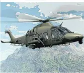  ??  ?? 18 Hubschraub­er des italienisc­hen Modells AW169M von Leonardo werden beschafft