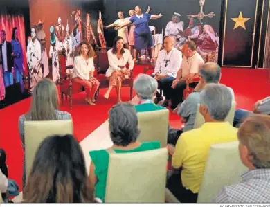  ?? AYUNTAMIEN­TO SAN FERNANDO ?? Acto de inicio del Festival de Teatro Aficionado José María Castañeda celebrado ayer en la Casa de la Cultura.