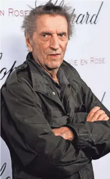  ?? CHRIS PIZZELLO/AP ?? Actor Harry Dean Stanton, who died in September at age 91, was reluctant to travel to Cannes in 1984 for the premiere of his acclaimed movie “Paris, Texas.”