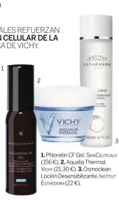  ??  ?? 1
Vichy
esTheDerm
3
skinceuTic­als