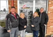  ??  ?? Southtown owners sold to Seiter Services. From left, Joe and Terri Trame of Southtown, Shelia and Chris Seiter.