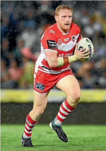  ?? GETTY IMAGES ?? Dragons hardman James Graham says of concussion concerns: ‘‘I kind of like what I’m doing. The consequenc­es of that are sometimes you get hit on the head.’’