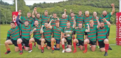 ?? Photos: Stephen Lawson ?? Oban Lorne, winners of the inaugural Tower 10s tournament.