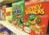  ?? Gene J. Puskar / Associated Press 2010 ?? The Centers for Disease Control and Prevention says most of the Honey Smacks outbreaks were in California, Pennsylvan­ia, Massachuse­tts and New York.