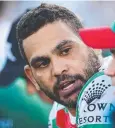  ??  ?? Greg Inglis of the Rabbitohs.