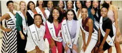  ?? Supplied ?? THE Miss South Africa finalists. |