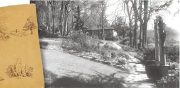  ?? COUNTRY LIFE ?? The page that shows Peto’s Iford Manor. The bottom sketch is of bed four, photograph­ed in the 1920s for (above)