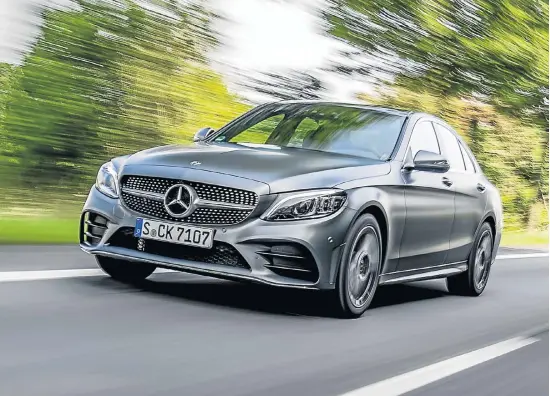  ??  ?? The new C-Class is barely even a facelift in the looks department with most changes beneath the skin.