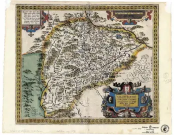  ?? BILD: SN/DOMQUARTIE­R/ LAND SALZBURG ?? Karte des Landes Salzburg um 1590, herausgege­ben von Abraham Ortelius.