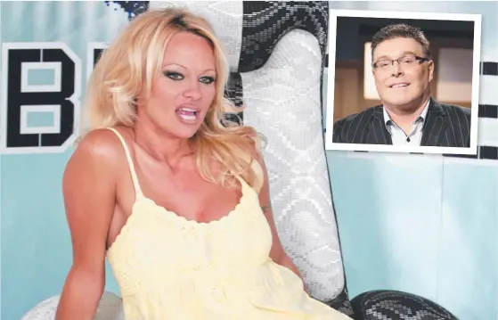  ?? Main picture: GLENN HAMPSON ?? Pamela Anderson at a press conference on the Gold Coast when she visited in 2008 – she will be back on Monday; (inset) Sean Buckley.