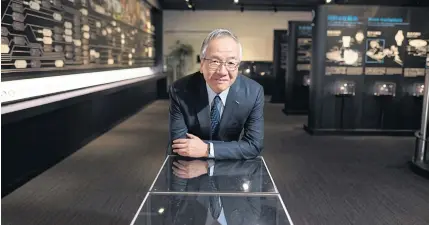  ??  ?? Toshio Tokura, president and CEO of Citizen Watch Co, poses for a photograph at the company’s headquarte­rs in Tokyo.