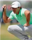  ?? JAMIE SQUIRE/GETTY IMAGES ?? An eight-foot par putt on the 13th hole gave Brooks Koepka momentum on the way to victory.