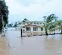  ?? Photos: Waisea Nasokia and M.S Bilimoria. ?? Flooding in different parts of Ba at the height of TC Keni on April 10,2018.