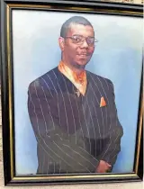 ?? PROVIDED BY FAMILY ?? A portrait of Dante Kittrell in his mid 30s.