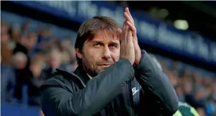  ?? Reuters ?? Antonio Conte during the match against West Bromwich Albion. —