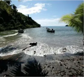  ?? JOHN DURÁN ?? Isla del Coco es el único punto emergido de la cordillera submarina, que se encuentra en colisión con la zona sur del país.