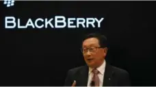  ?? DAVID PAUL MORRIS/BLOOMBERG FILE PHOTO ?? BlackBerry CEO John Chen said the company’s marketing will be changing.