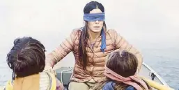  ??  ?? Sandra Bullock is shown in a scene from ‘Bird Box.’