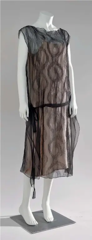  ?? Vestido de cóctel, ca. 1928. ?? MADELEINE VIONNET.